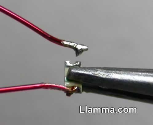 Tinning enamelled copper wire